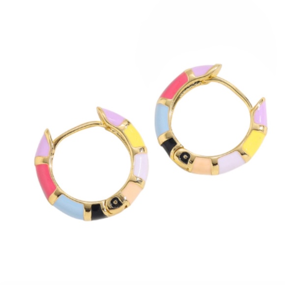$1 when Bundled Pastel Hoop Cuff Earrings - Picture 1 of 9